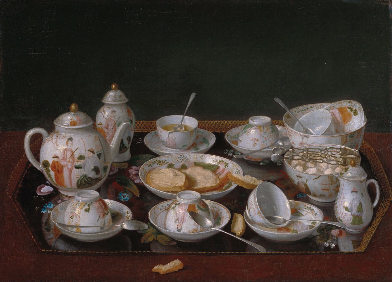Stilleben: Tesæt af Jean Étienne Liotard