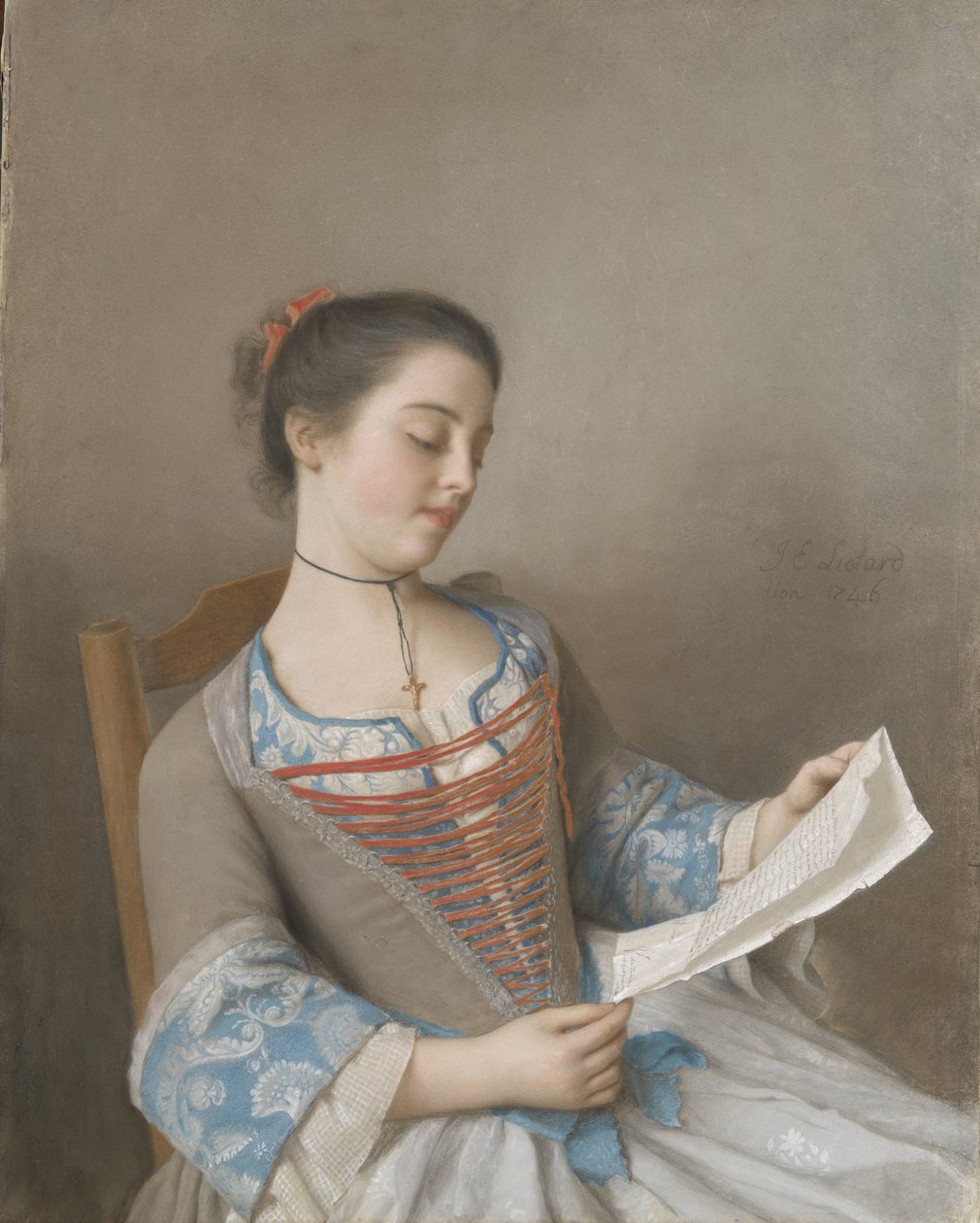 Kunstnerens niece, Marianne Lavergne, kendt som 