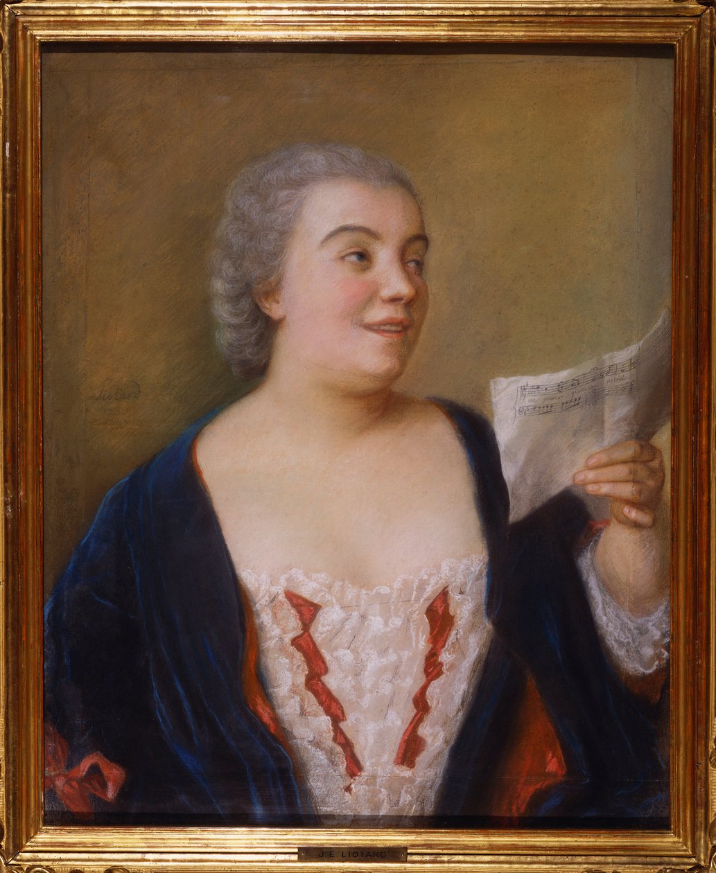 Sangeren, 1736 af Jean Étienne Liotard