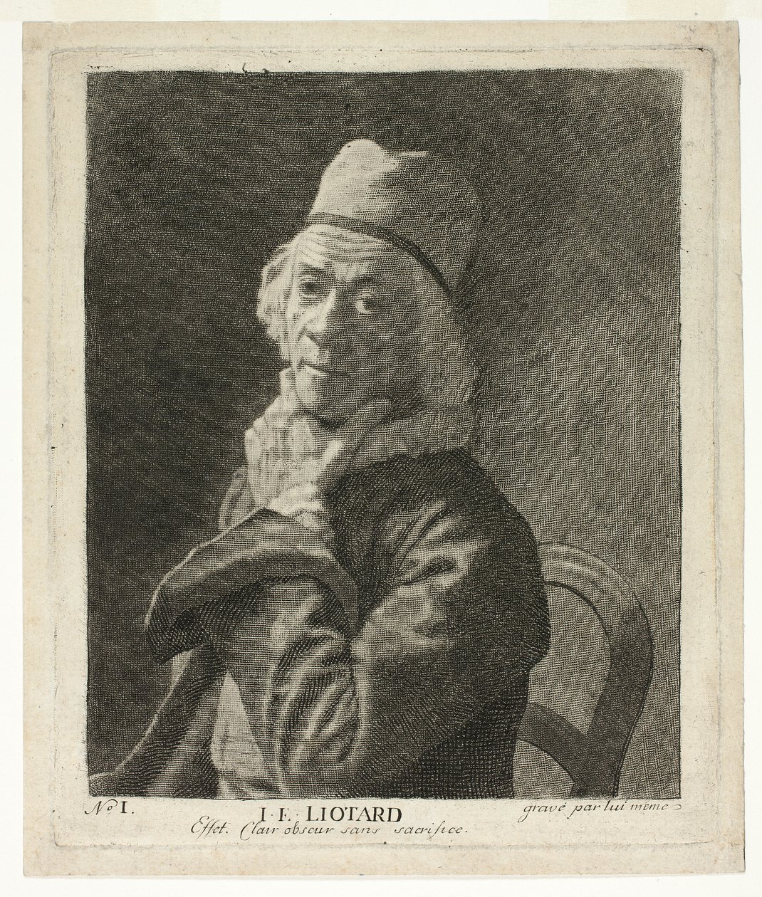 Det lille selvportræt af Jean Étienne Liotard