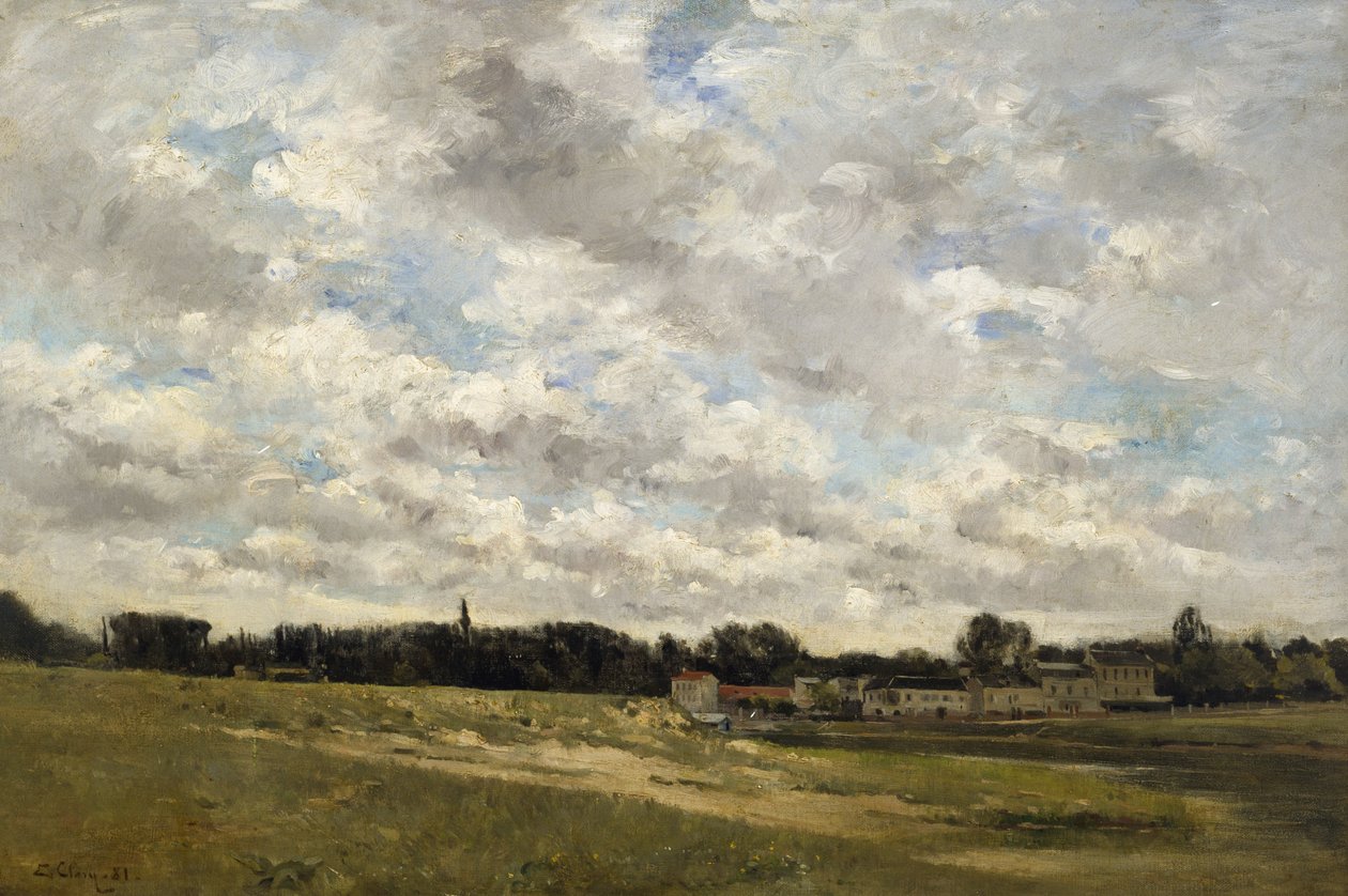 Landskab, 1881 af Jean Eugene Clary
