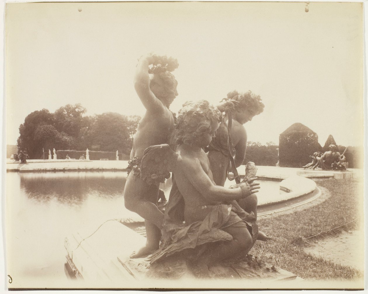 Versailles, vandhave af Jean Eugène Auguste Atget