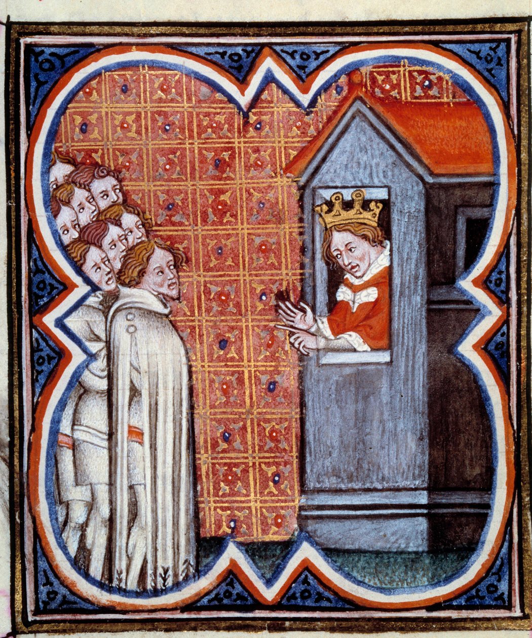Charles II, den onde konge af Navarra af Jean Fouquet