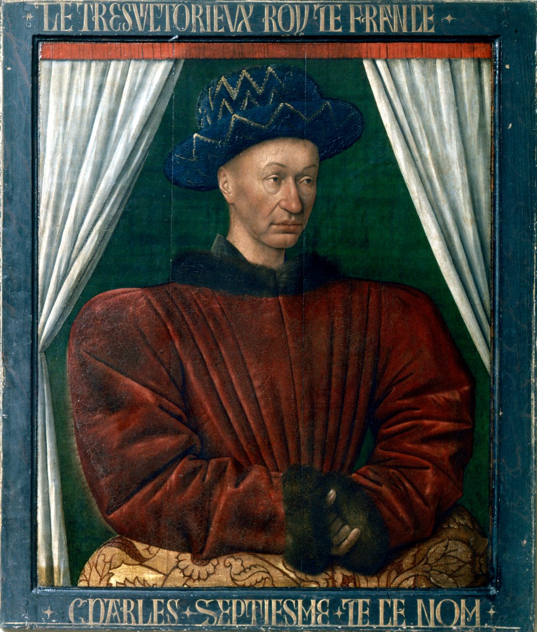 Charles VII af Frankrig, 1400-tallet af Jean Fouquet