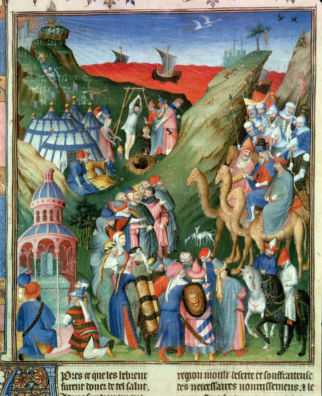 Fr 247 f.49 Tome 1 Hebræerne i ørkenen, illustration fra 