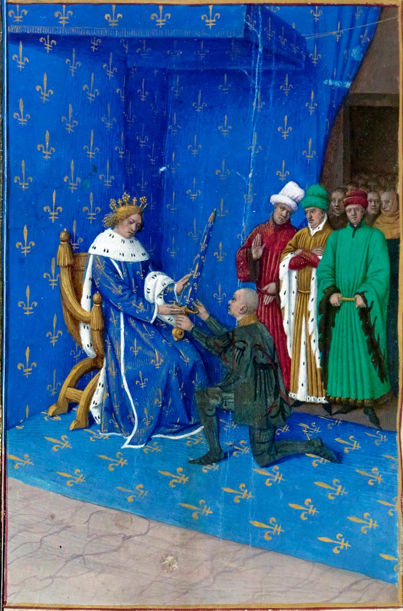 Karel5 Guesclin Fouquet af Jean Fouquet
