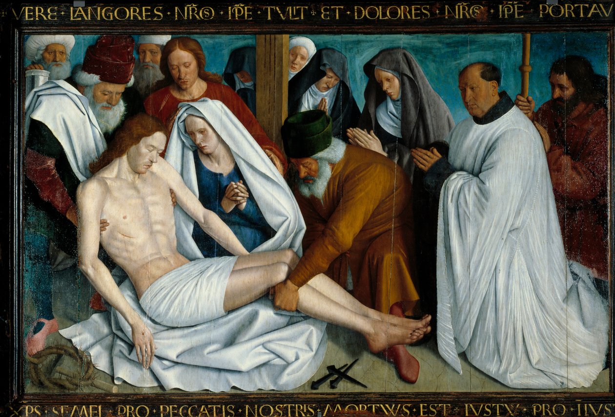 Pieta of Nouans les Fontaines maleri af Jean Fouquet (1421-1481) af Jean Fouquet