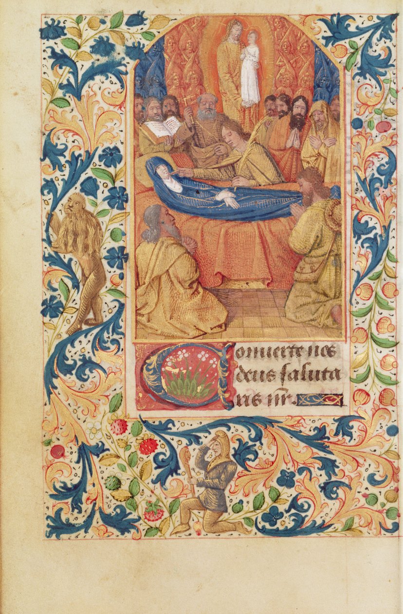 Ms Latin 13305 fol.88v Jomfruens død, fra 