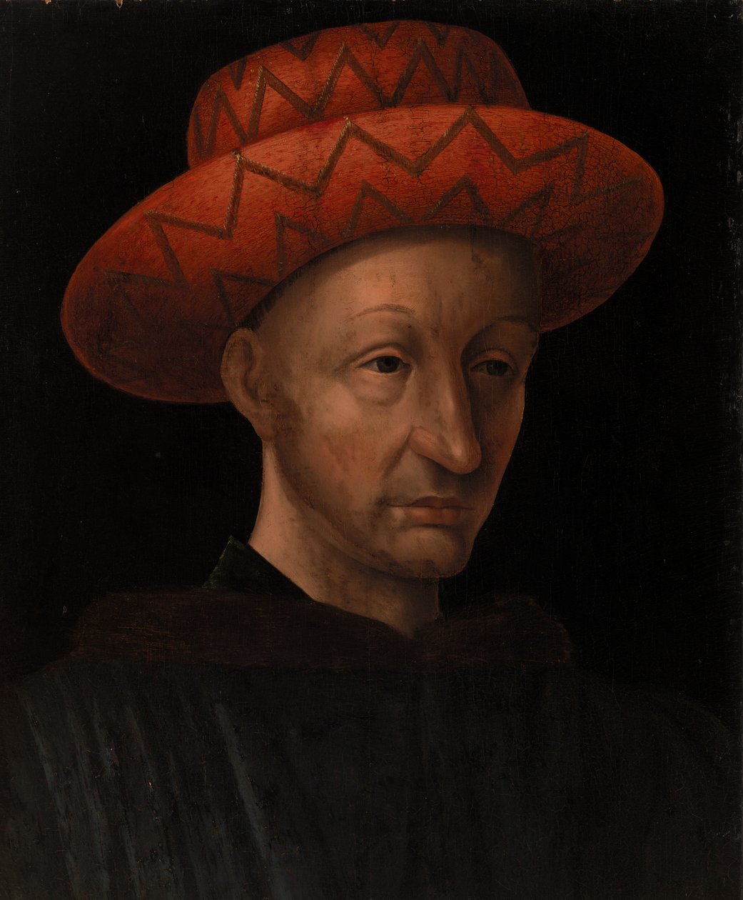 Portræt af Karl VII af Jean Fouquet