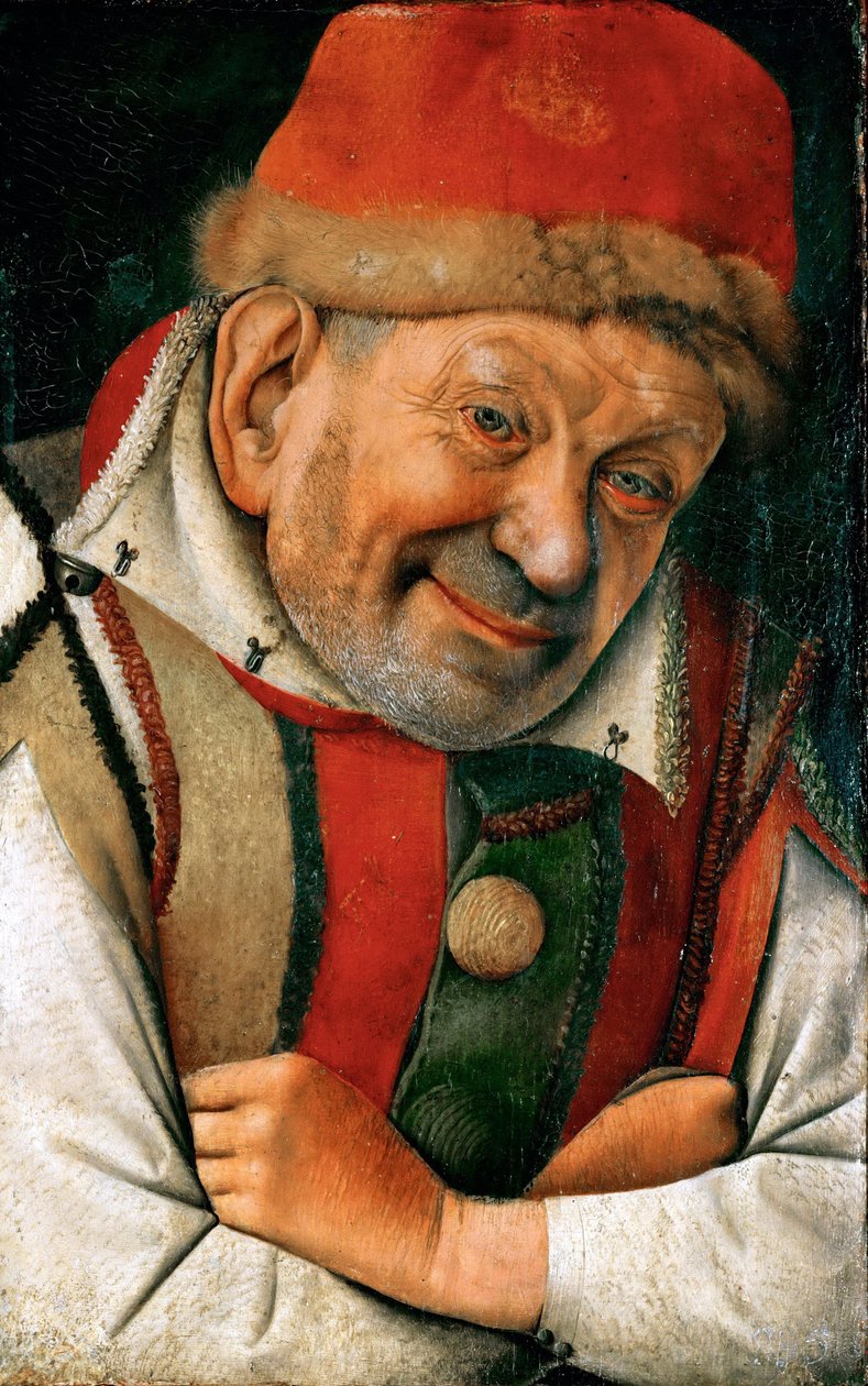 Renæssance: Portræt af hofnarren Pietro Gonella (Gonnella) (død 1441), hoffet i House of Este i Ferrara - Portræt af Ferrara-hoffnaren Gonella af Fouquet, Jean (1420-1481), ca 1445. Olie på træ , 36,1x23,8. Kunsthistorisk Museum, Wien af Jean Fouquet