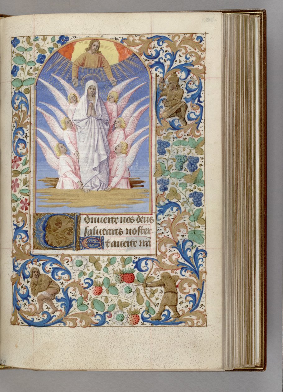 The Assumption of the Virgin Time Book, 1450-1499 af Jean Fouquet