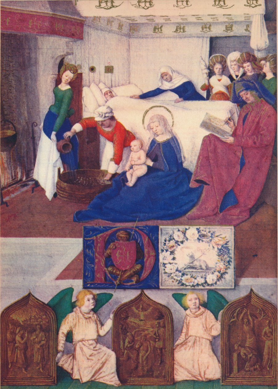 Johannes Døberens fødsel, c1455, 1939 af Jean Fouquet