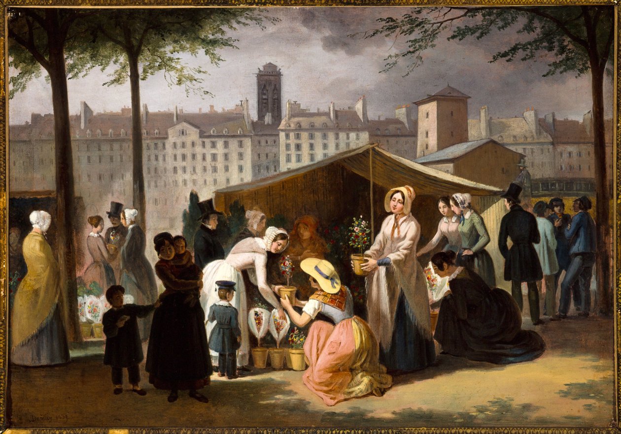 Blomstermarkedet af Jean Francois Demay