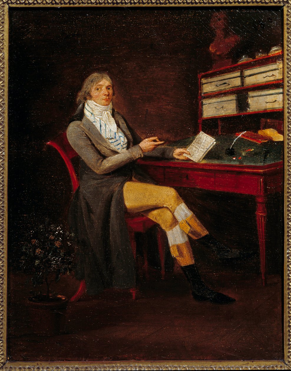 Portræt af Charles Maurice de Talleyrand Perigord (1754 - 1838), fransk politiker. Maleri Jean Francois de Garneray (1755-1837). af Jean Francois Garneray
