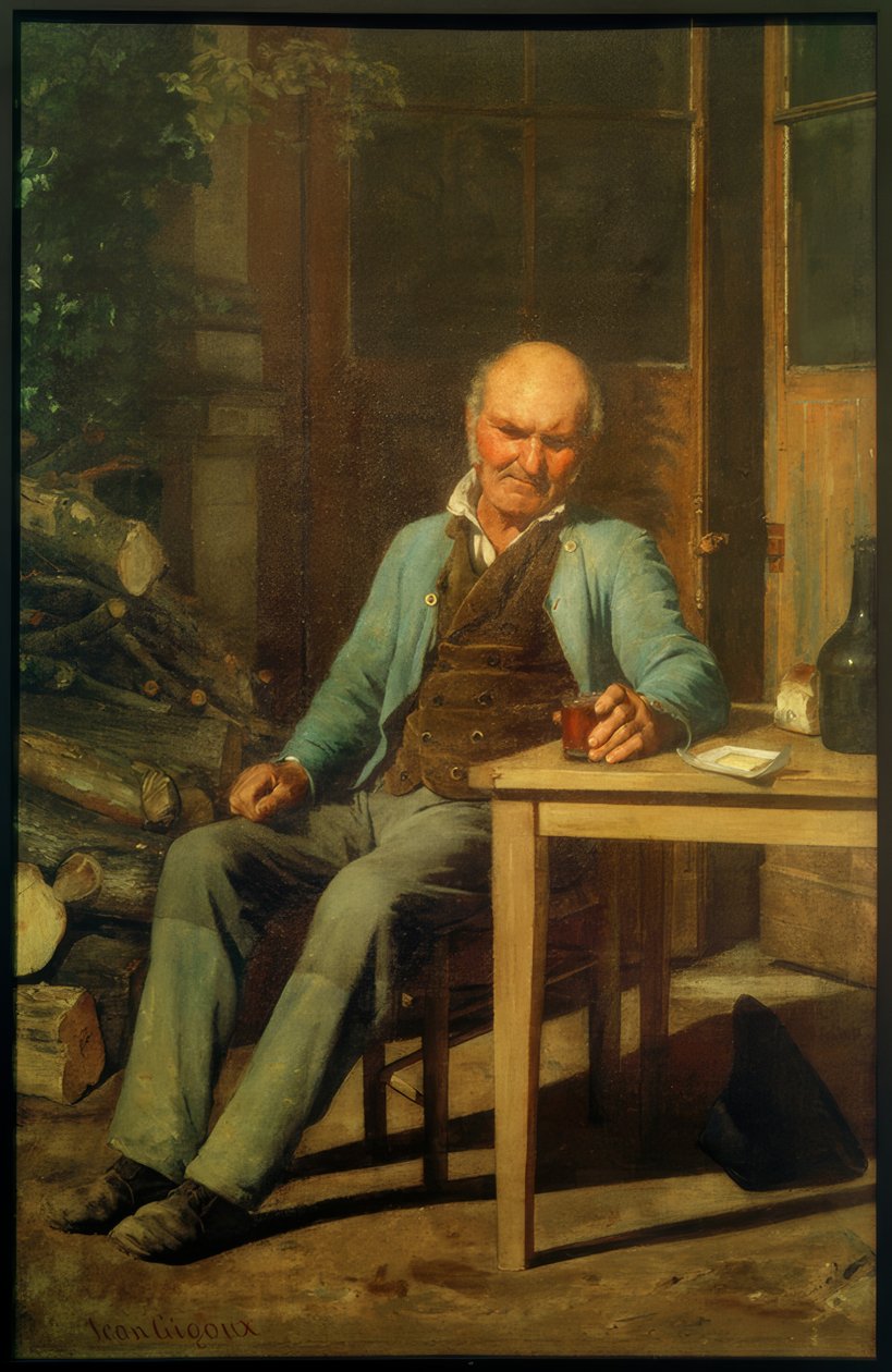 Gamle Lecour af Jean Francois Gigoux