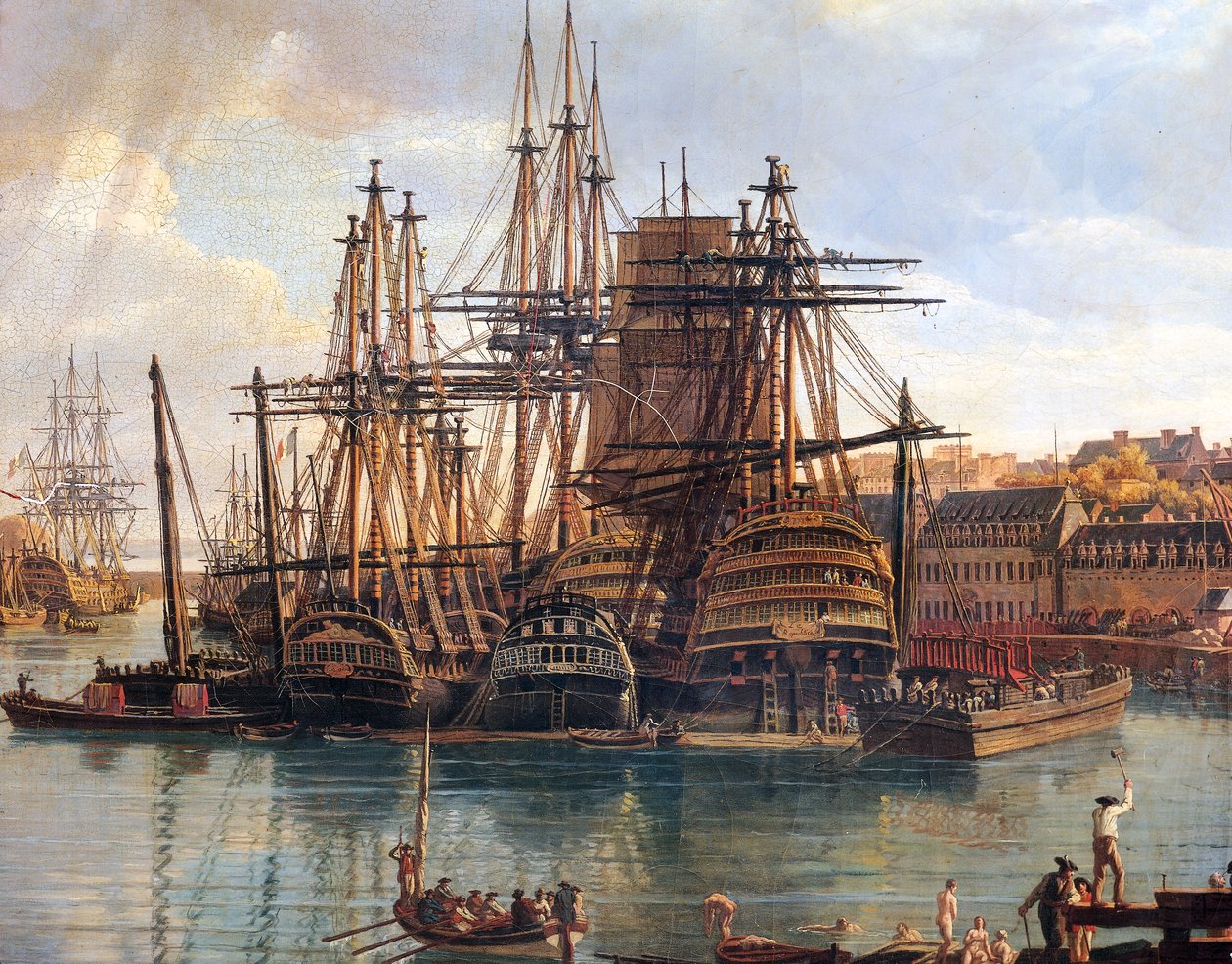 Havnen i Brest af Jean-Francois Hue