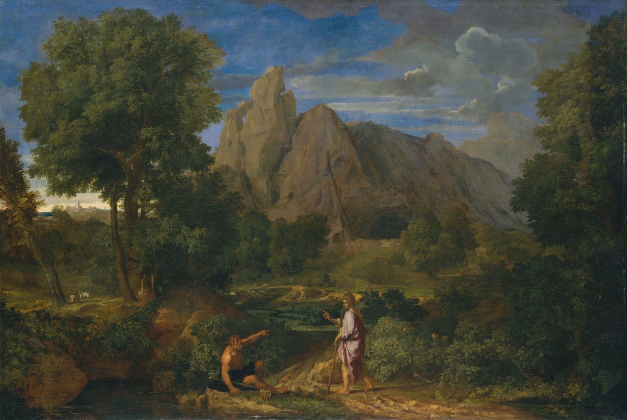 Mercury og Battus af Jean Francois I Millet