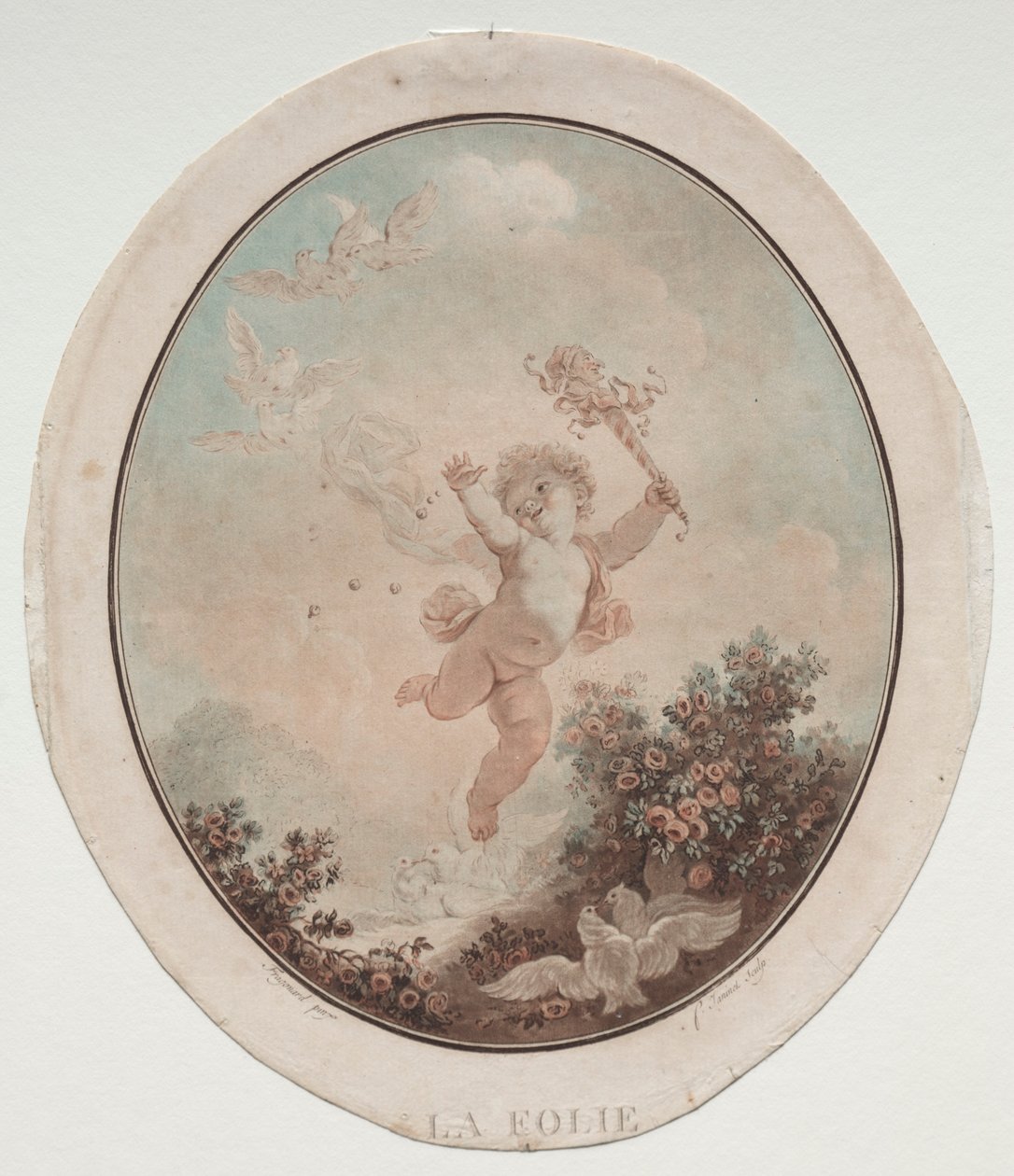 Dårskab, 1777. af Jean Francois Janinet