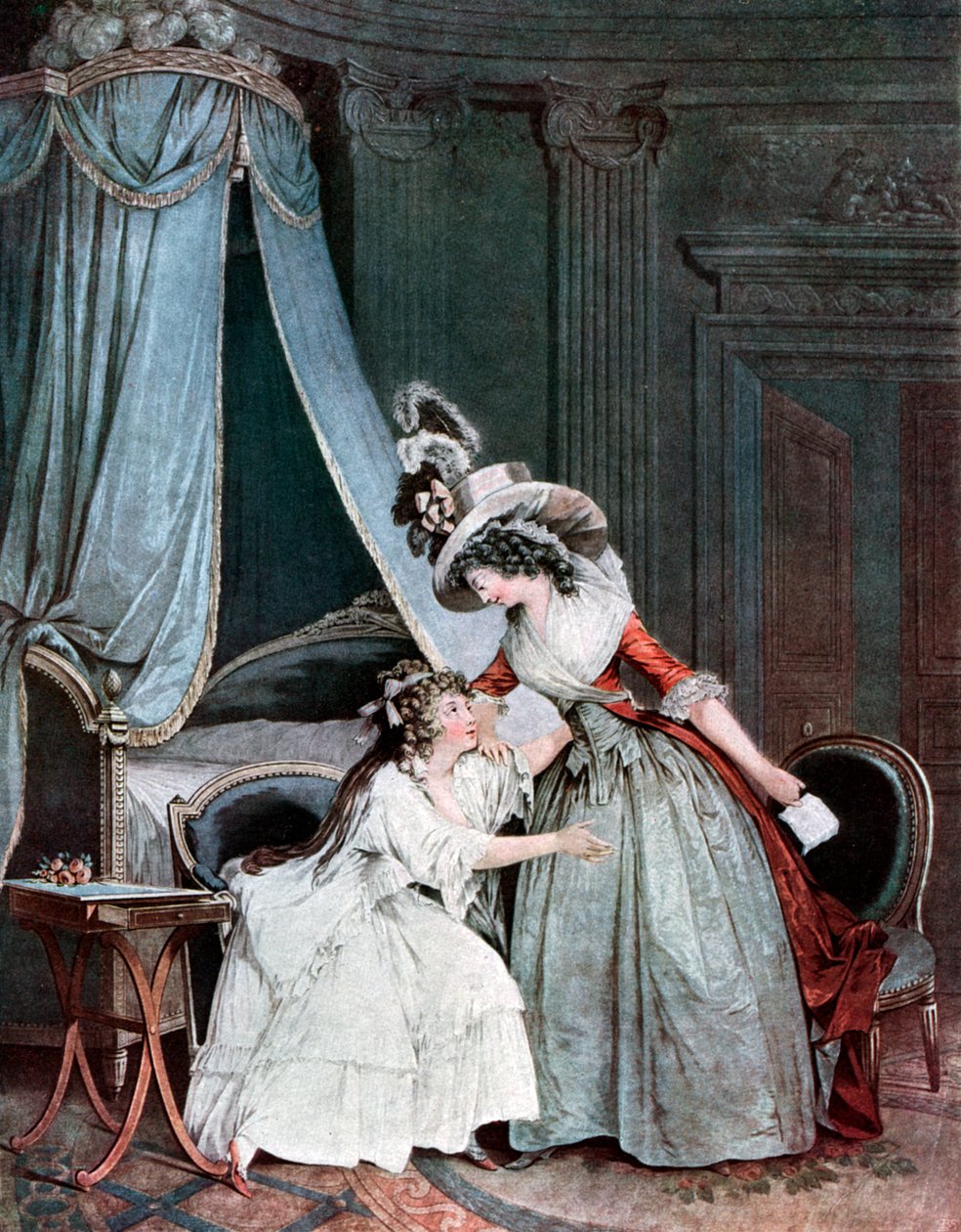 LIndiscretion, 18. eller 19. århundrede 1905. af Jean Francois Janinet