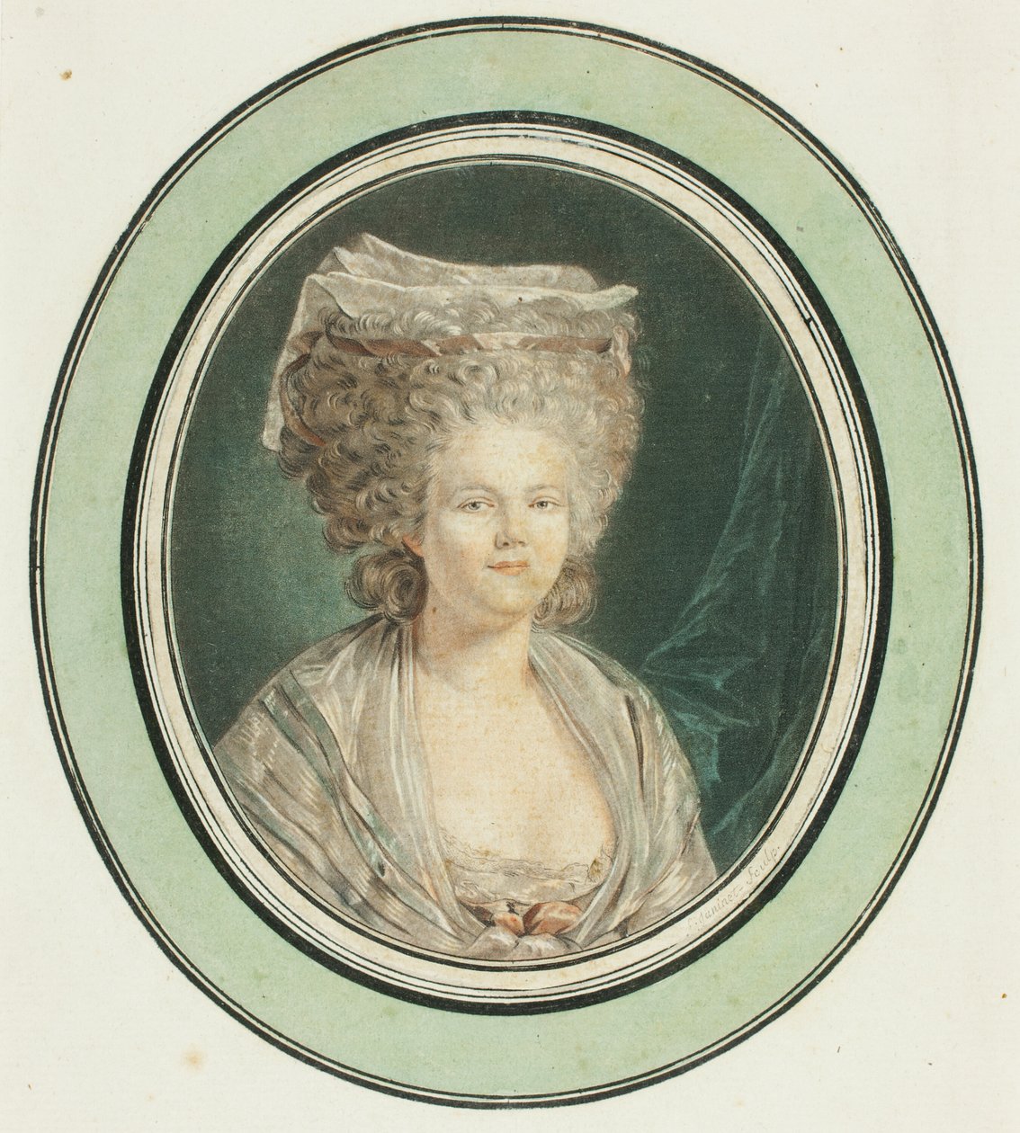 Mademoiselle Bertin af Jean Francois Janinet
