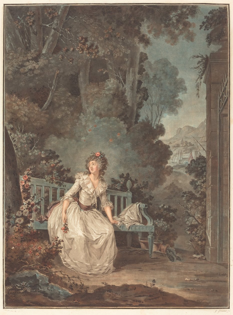 Nina, ou La Folle par amour Nina, eller Kvinden gal af kærlighed, 1787. af Jean Francois Janinet