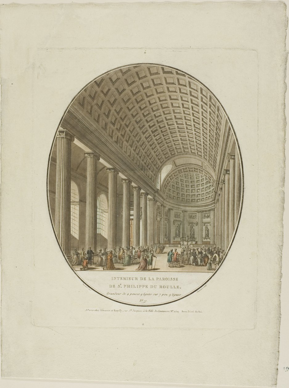 S. Philippe du Rouk, Paris af Jean Francois Janinet