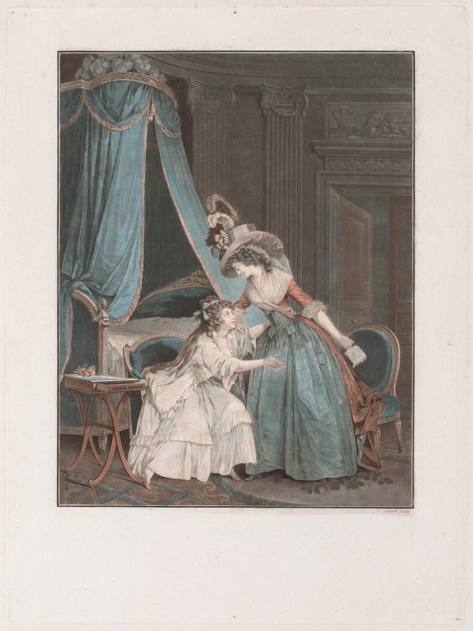 Indiskretionen, 1788. af Jean Francois Janinet