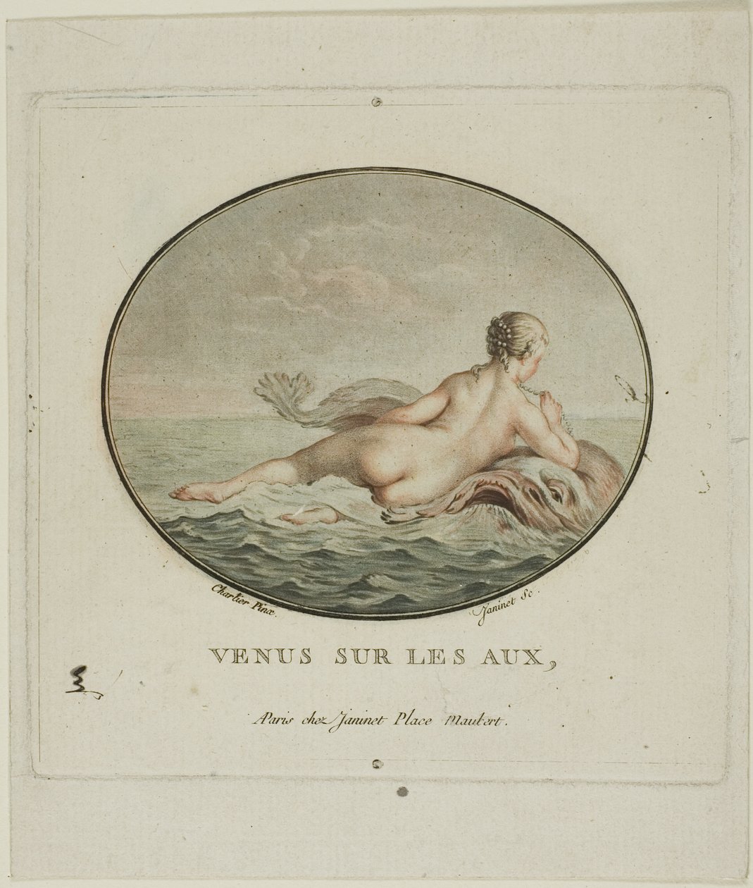 Venus Sur Les Aux af Jean Francois Janinet