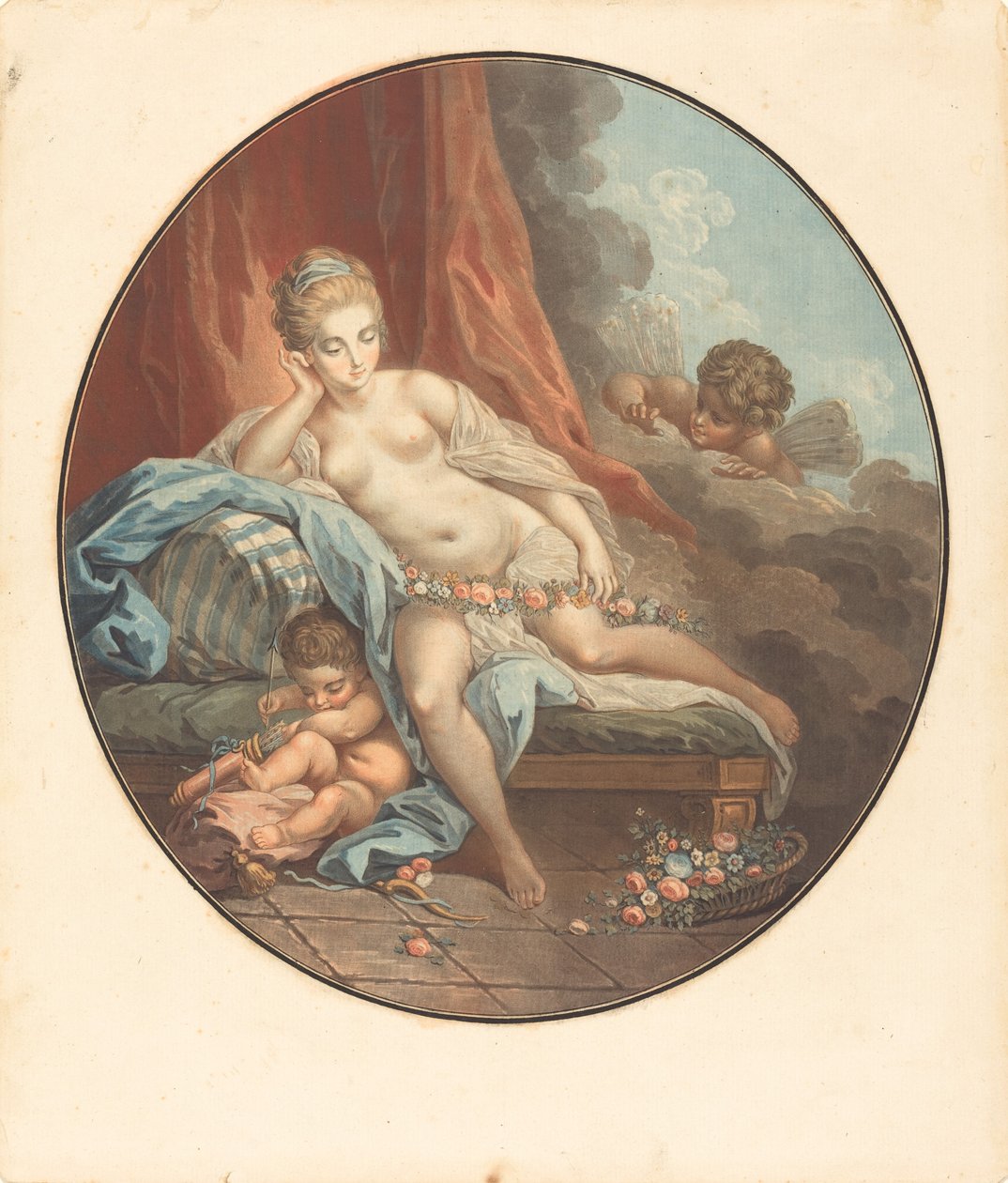 Venus i reflektion. af Jean Francois Janinet