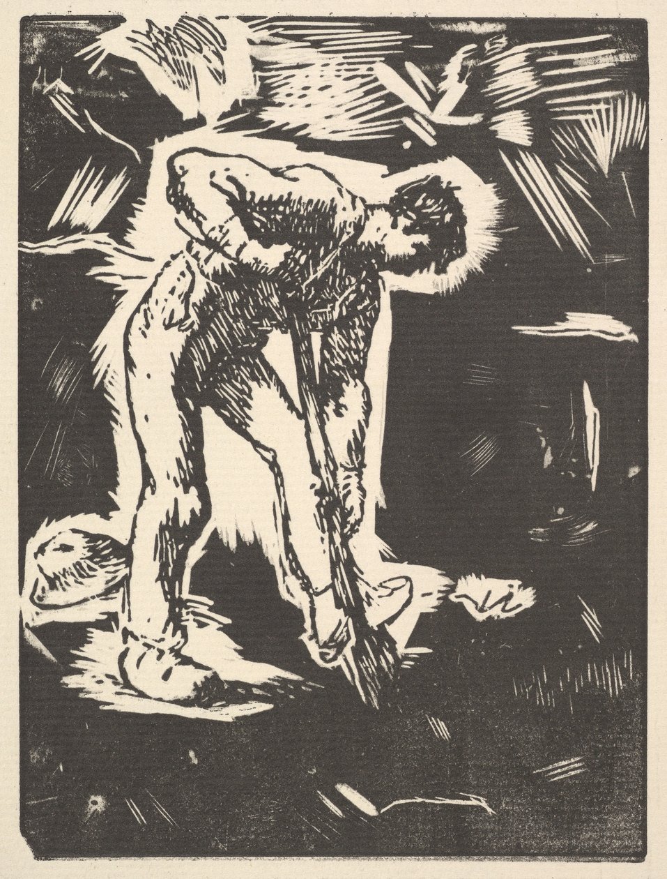 Digger, 1863. af Jean Francois Millet