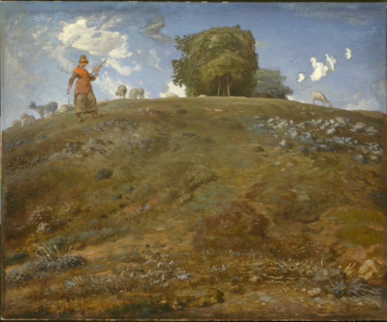 I Auvergne, 1866-69 af Jean Francois Millet