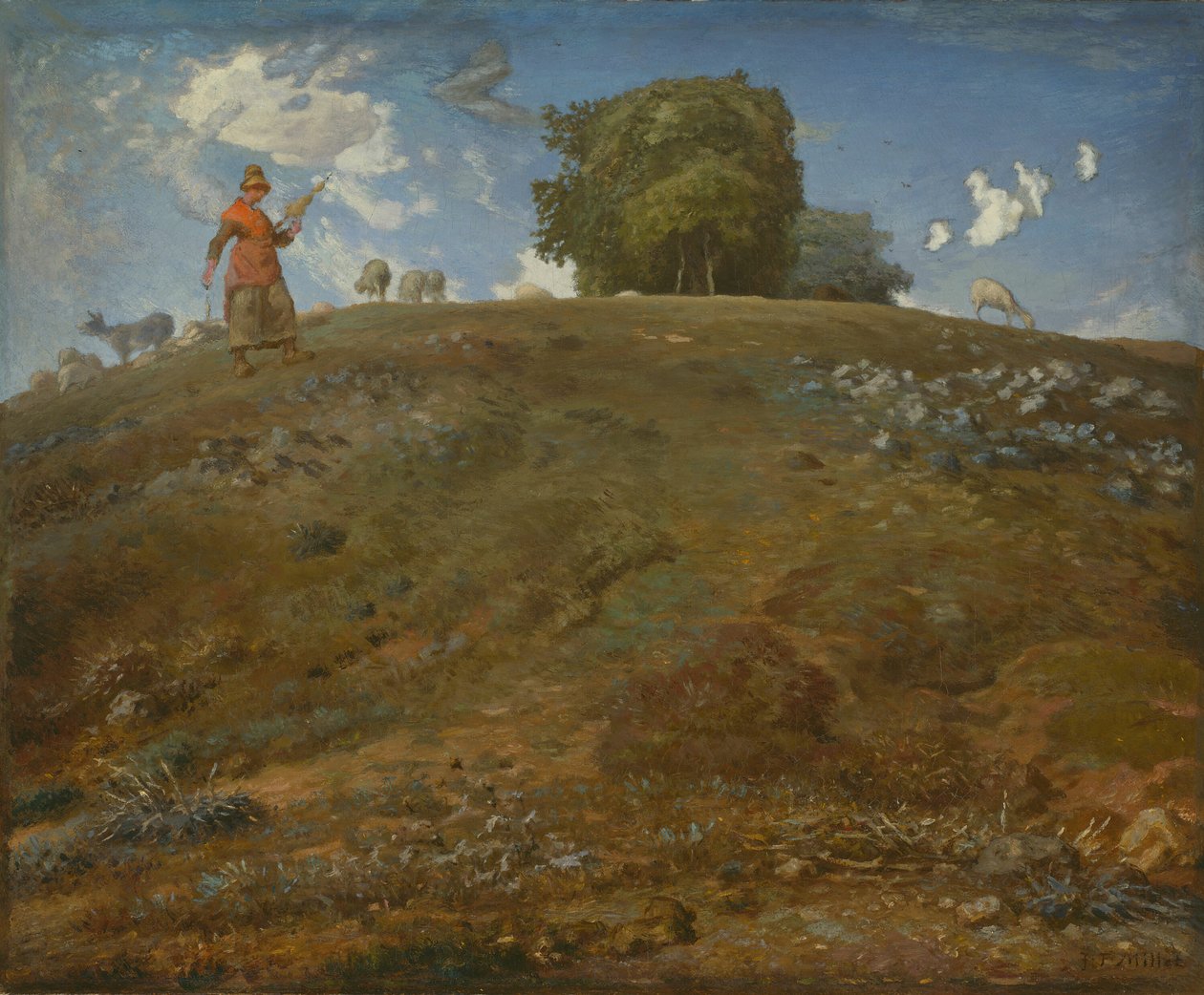 I Auvergne, 186669. af Jean Francois Millet