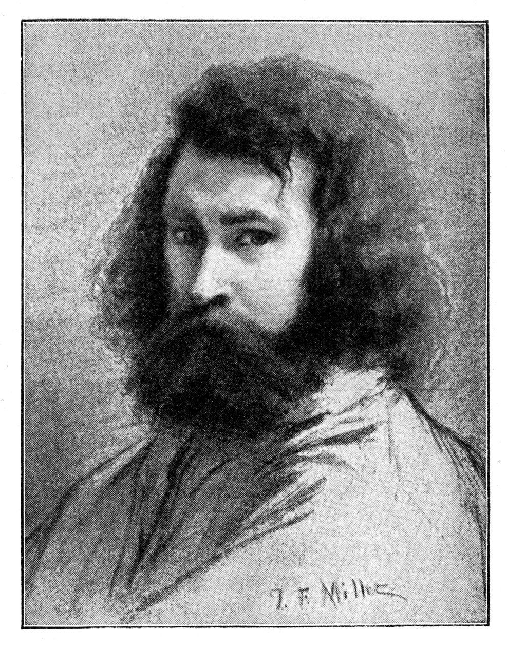 Jean-Francois Millet, fransk maler fra det 19. århundrede, 1900. af Jean Francois Millet