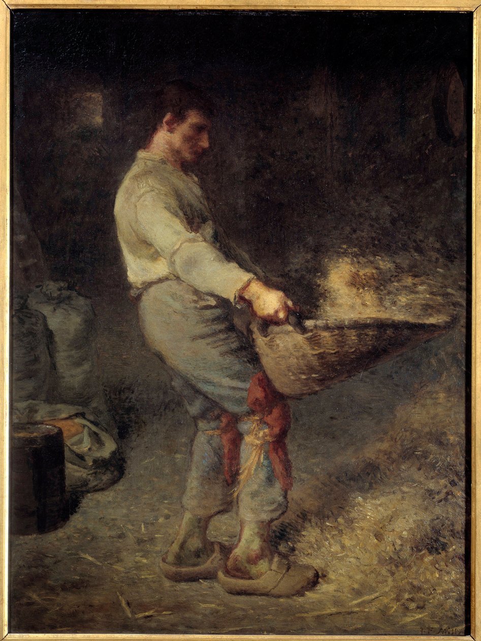Vinderen Maleri af Jean Francois Millet (1814-1875) 1868 søn. 0,79x0,58 m Paris, Orsay Museum af Jean Francois Millet