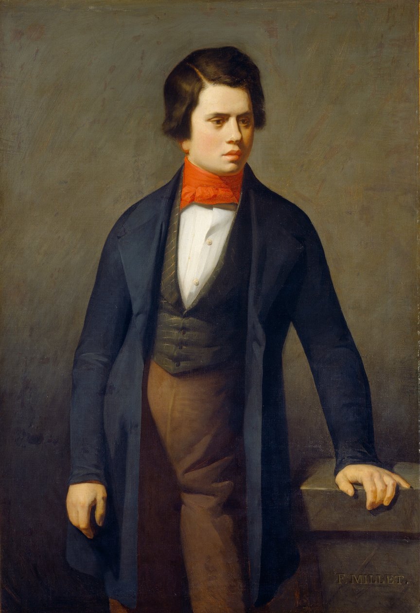 Leconte de Lisle, ca. 18401841. af Jean Francois Millet