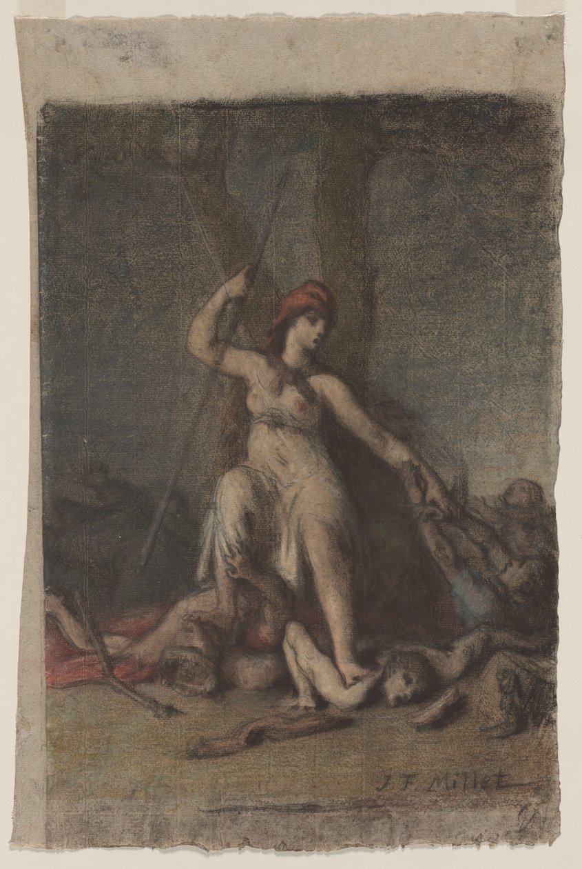 Liberty, sandsynligvis 1848. af Jean Francois Millet