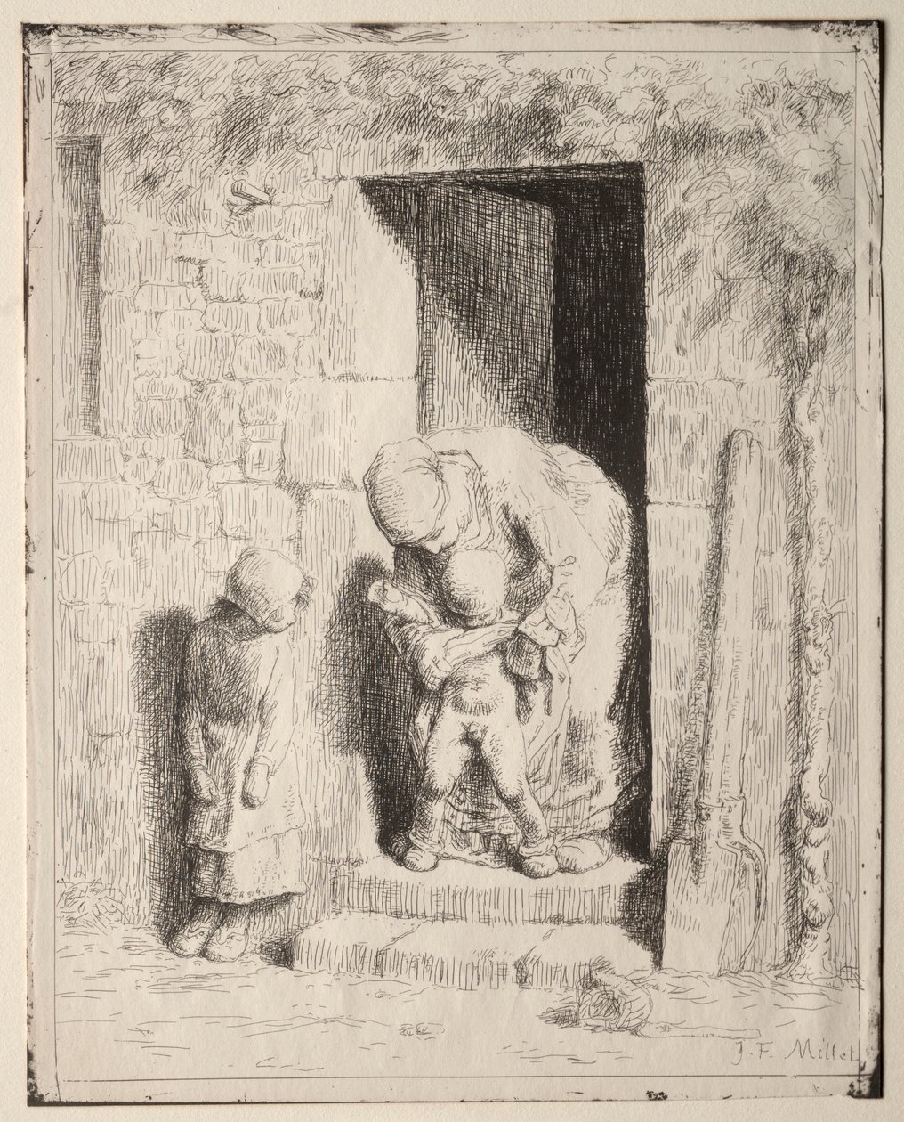 Moderlige forholdsregler. af Jean Francois Millet