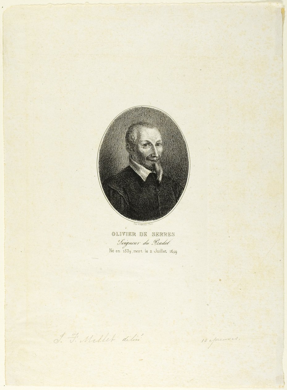 Olivier de Serres af Jean Francois Millet