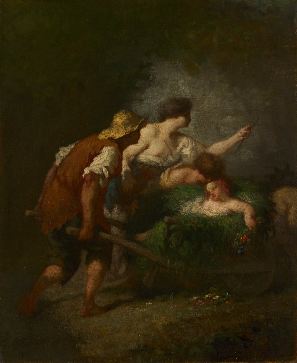 Retur fra markerne af Jean Francois Millet
