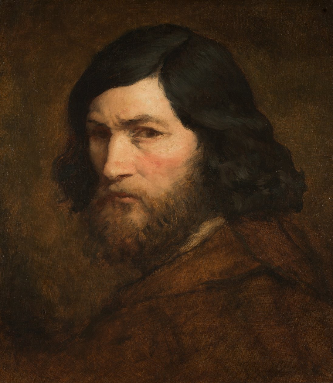 Selvportræt, ca. 1850. af Jean Francois Millet