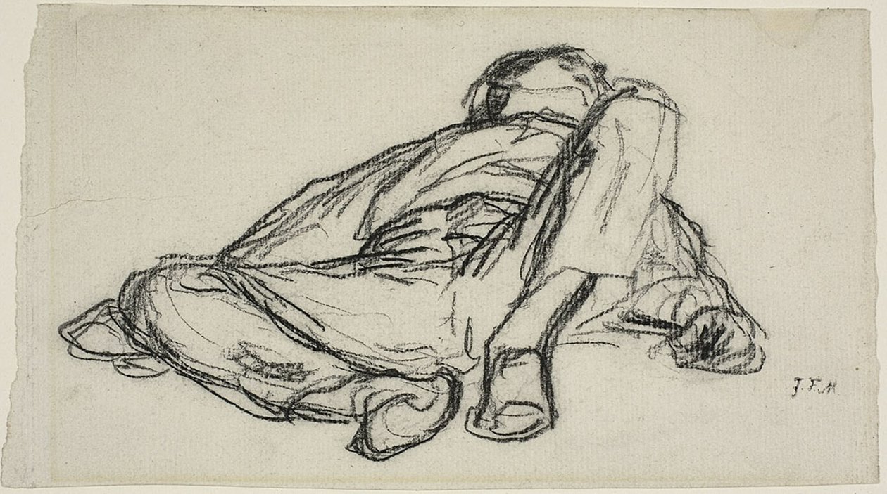 Sovende Bonde af Jean Francois Millet