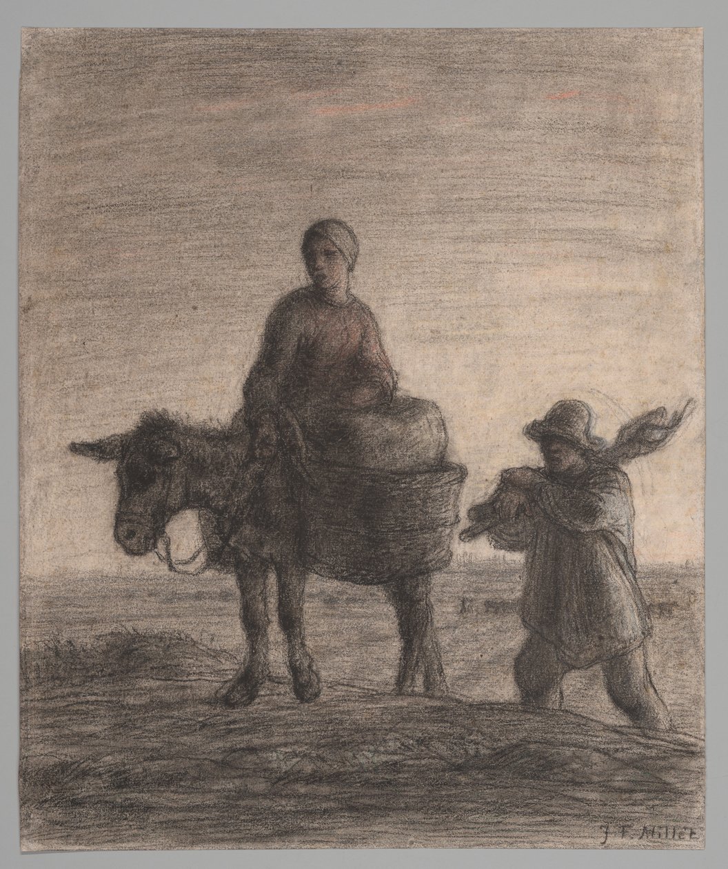 Afgang til arbejde af Jean Francois Millet