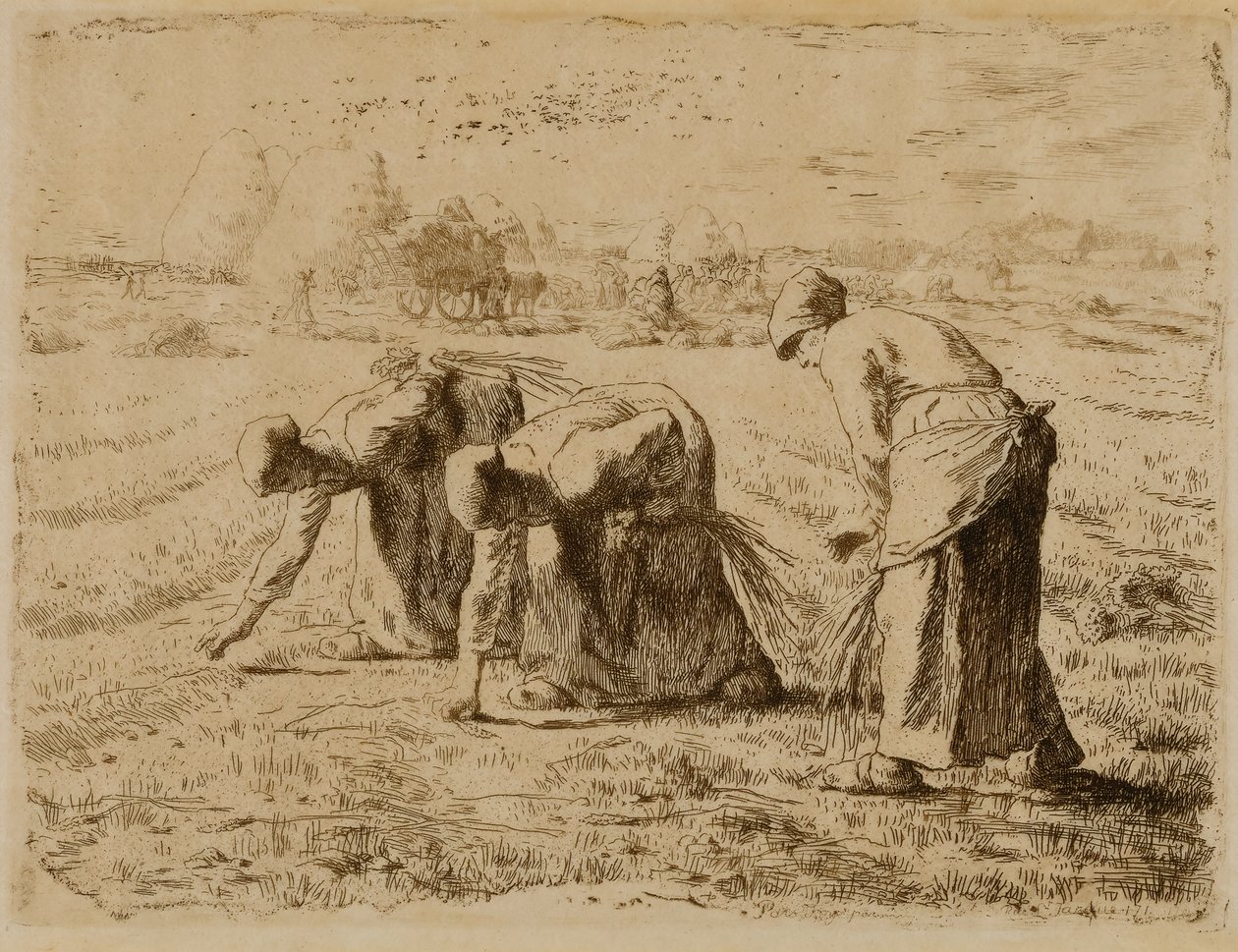 Gleanerne af Jean Francois Millet