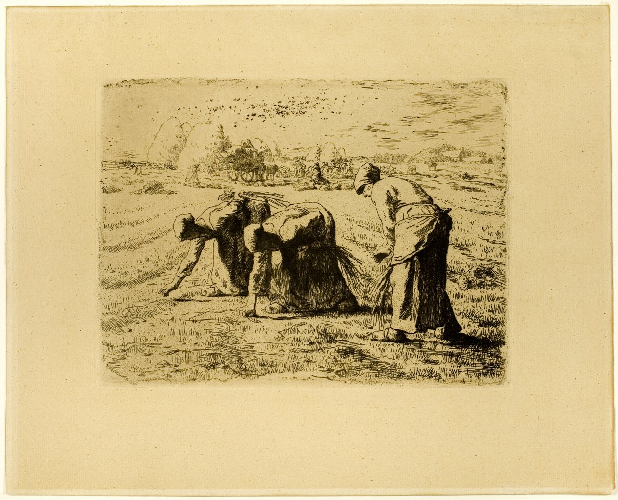 Gleanerne af Jean Francois Millet