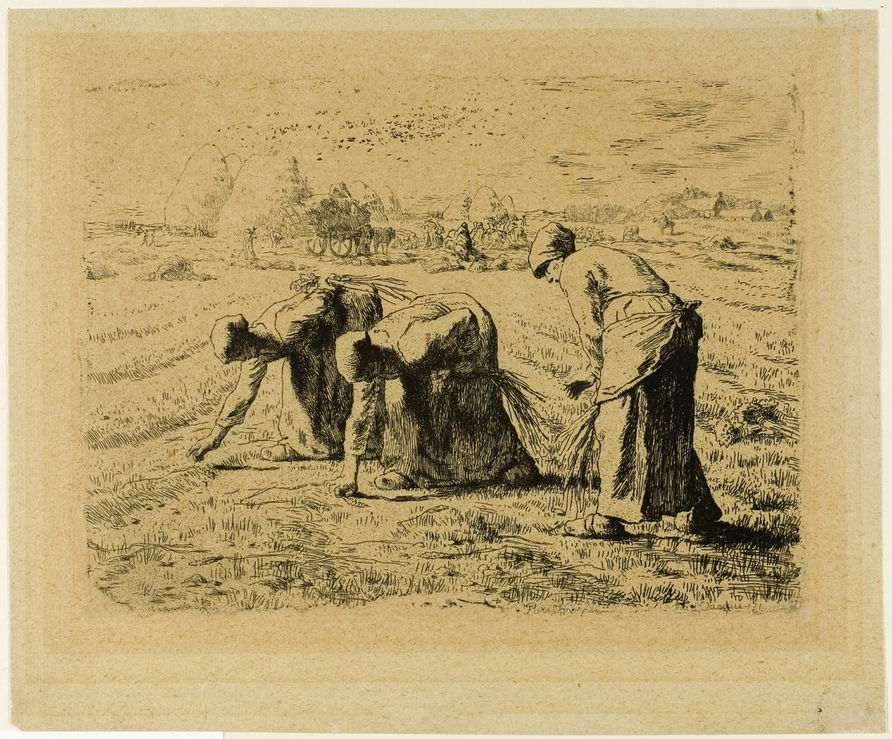Gleanerne af Jean Francois Millet