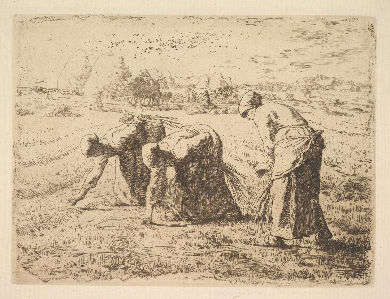 The Gleaners, 1834-75. af Jean Francois Millet