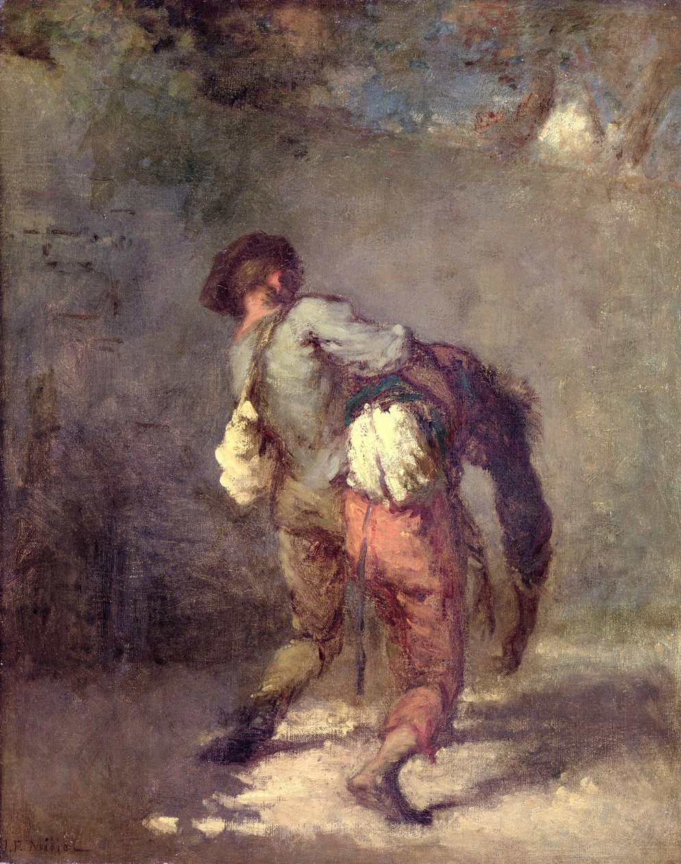 Den barmhjertige samaritaner af Jean Francois Millet