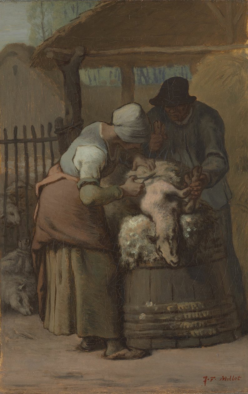 Fåreklipperne, 185761. af Jean Francois Millet