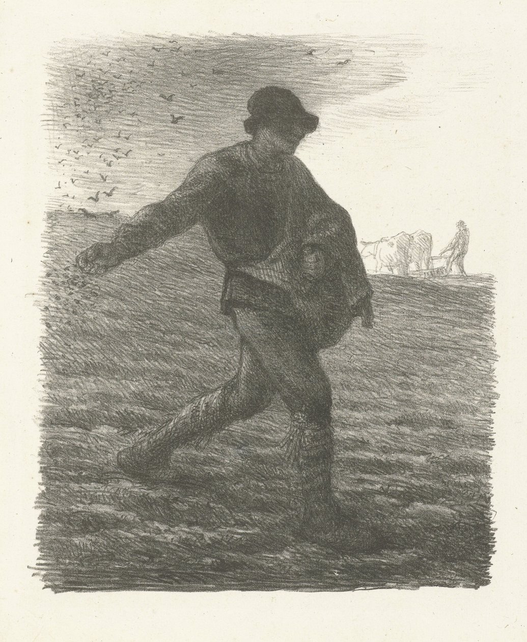 Såmanden, 1851 af Jean Francois Millet