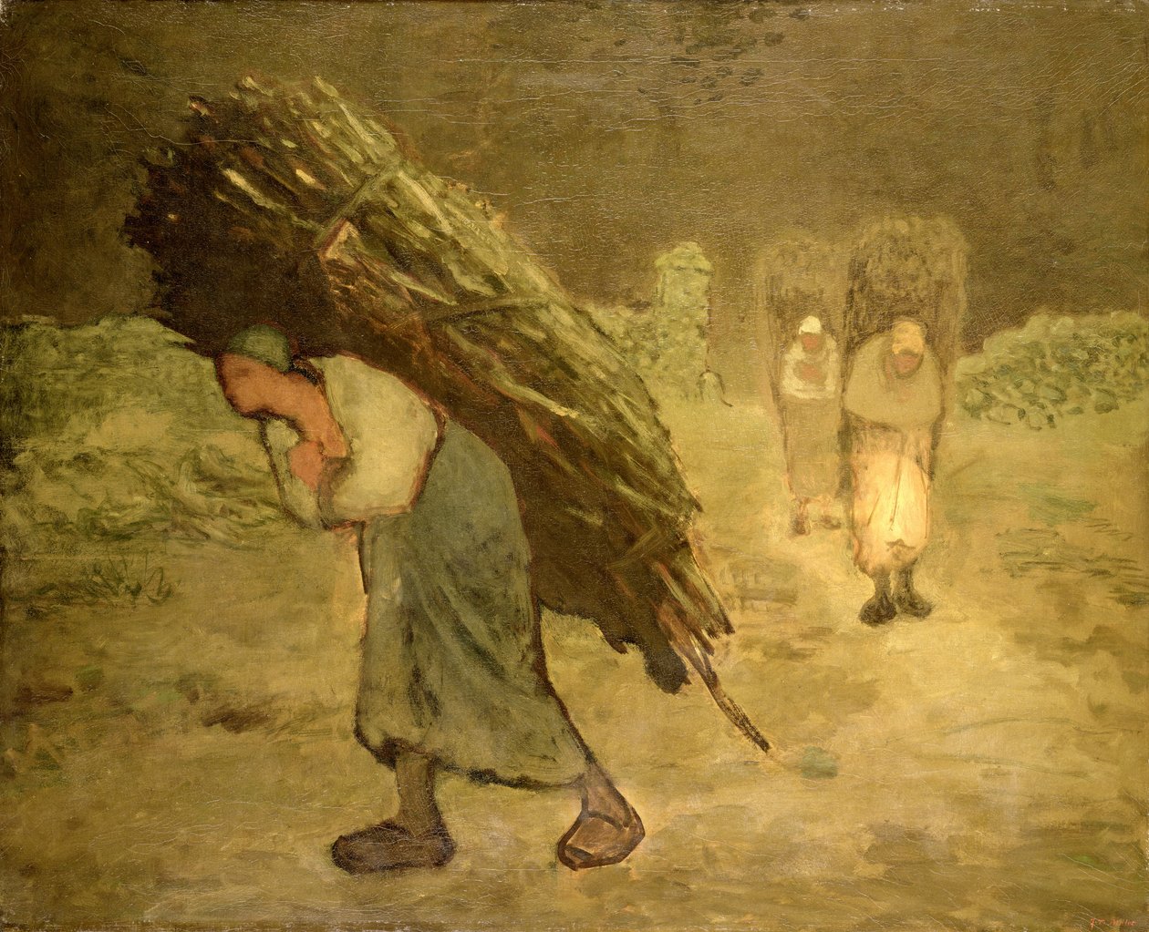 Vinter: Bøssesamlerne af Jean Francois Millet